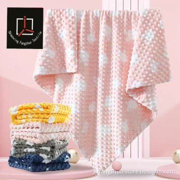 knit minky baby blanket for newborns